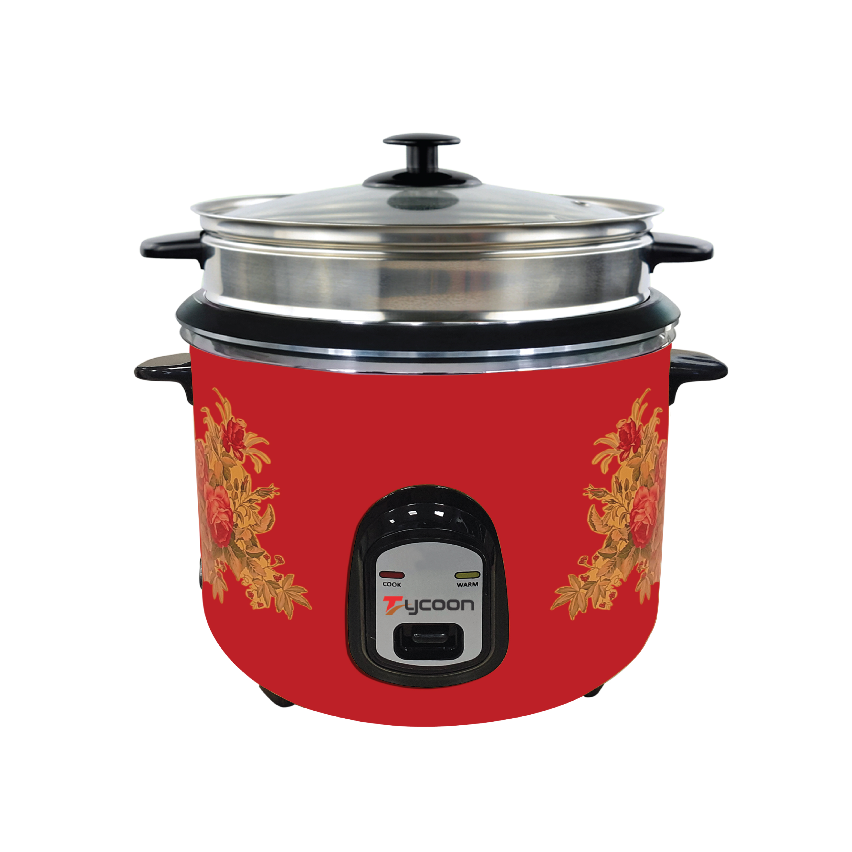 Tycoon Rice Cooker 2.8L Red